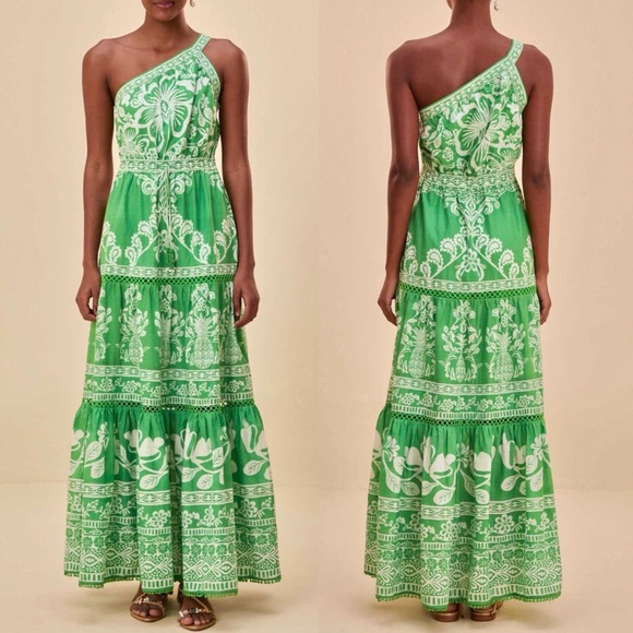 πΊπHPππΊ NWT Farm Rio Sweet Garden Maxi Dress - Picture 2 of 16